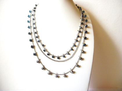 LOFT Rhinestone Multi Strand Vintage Necklace 123020