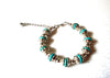 Bohemian Silver Tone Turquoise Bracelet 71517