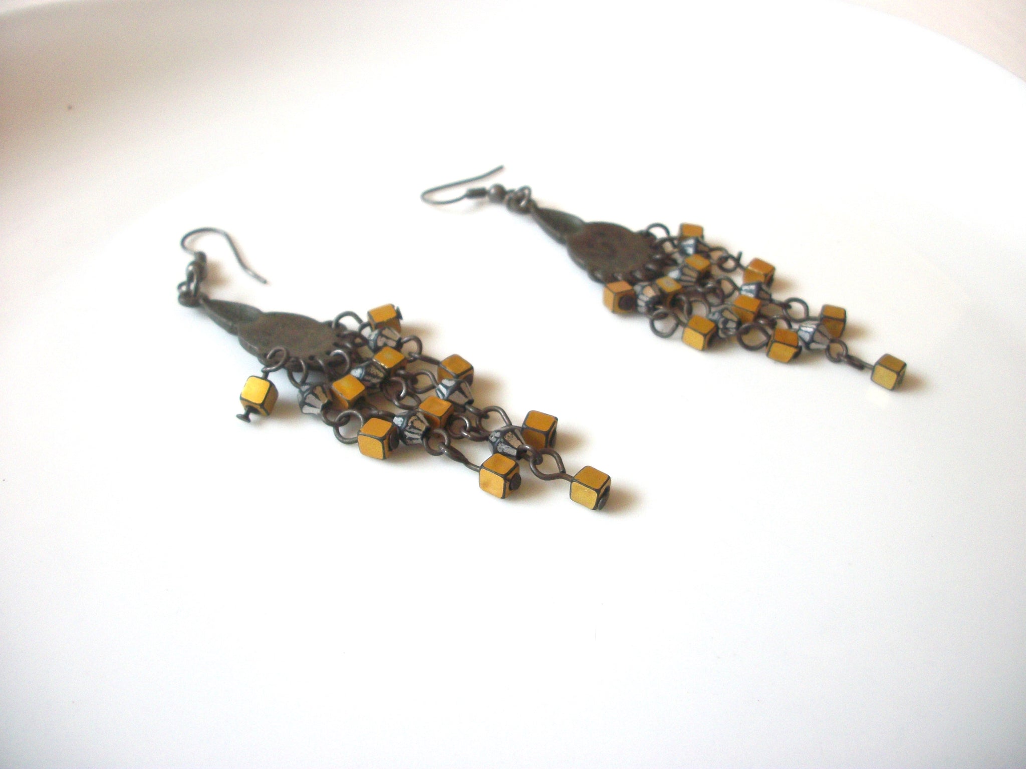 Long Vintage Ethnic Chandelier Earrings 80417