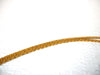 Vintage 14K GP Cross Twist 20" Gold Toned Chain Necklace 71917