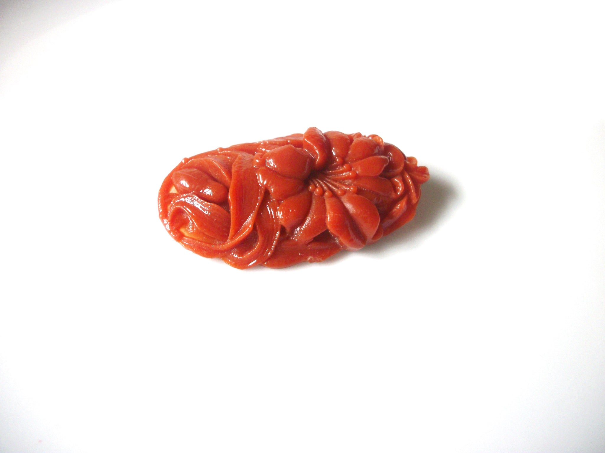 JAPAN Signed Vintage BAKELITE 1940s Brooch Pin 82017