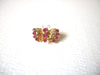 Pink Rhinestone Prong Set Butterfly Brooch Pin 91017