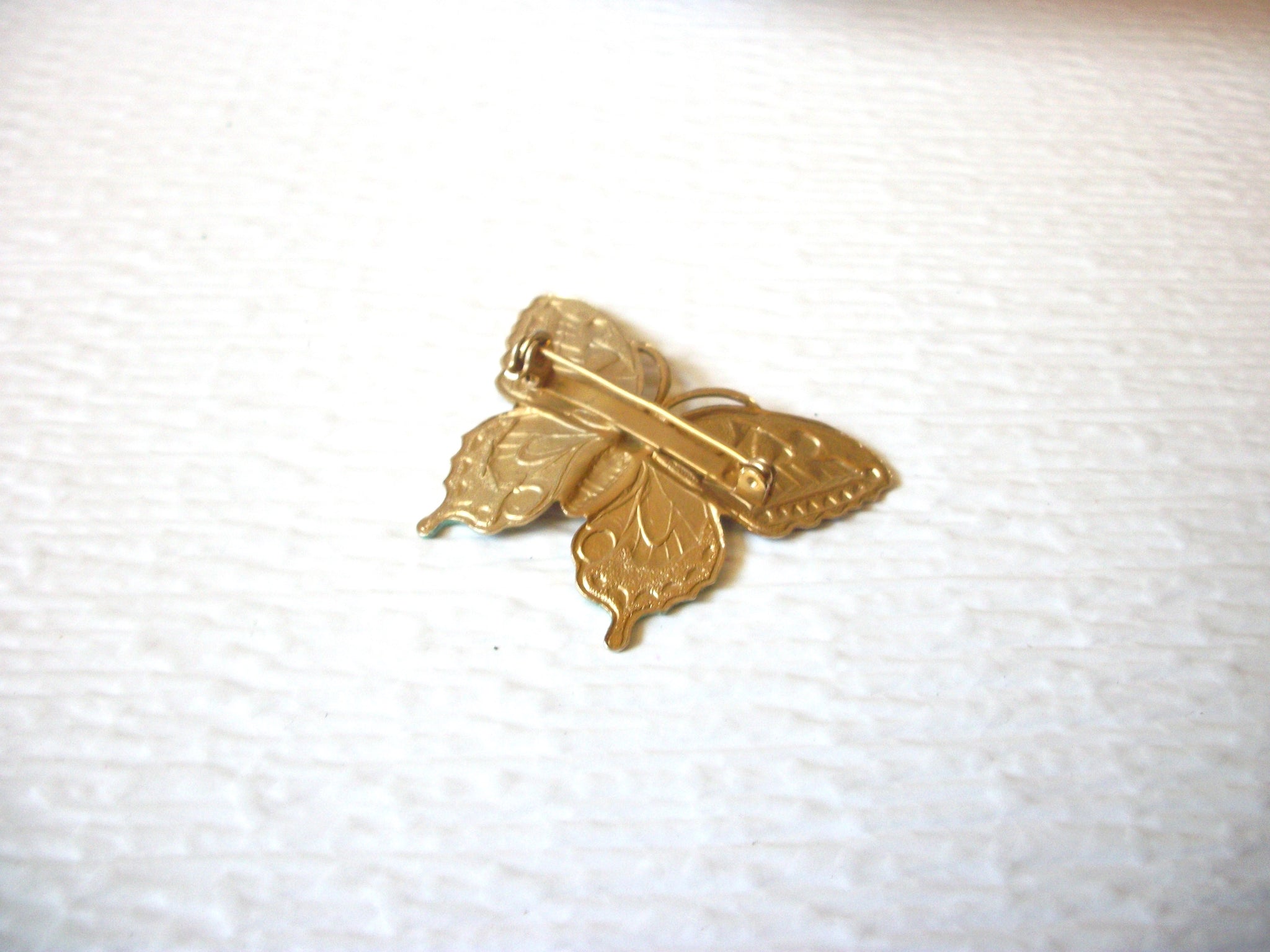 Vintage Pastel Butterfly Brooch Pin 92216