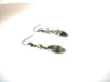 Retro Gray Black Lucite dangle Earrings 92017