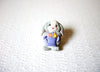HALLMARK Vintage Bunny Plastic Brooch Pin 91317