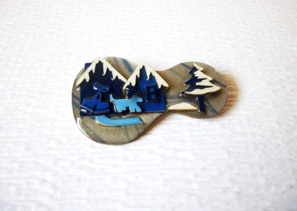 RARE Lucinda House Pins Christmas Theme House In The Mountains Lucinda Pins 91517