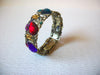 Colorful Vintage Glass Acrylic Cuff  Bracelet 81517