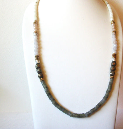 Stella & Dot Vintage PUKA Shell 32" Necklace 121816