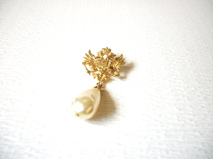 Vintage Victorian Inspired Faux Pearl Brooch Pin 91517