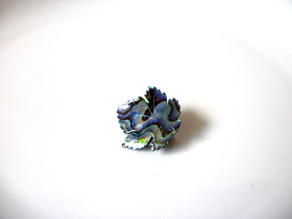 Vintage Smaller Oyster Paua Abalone Brooch Pin 121816