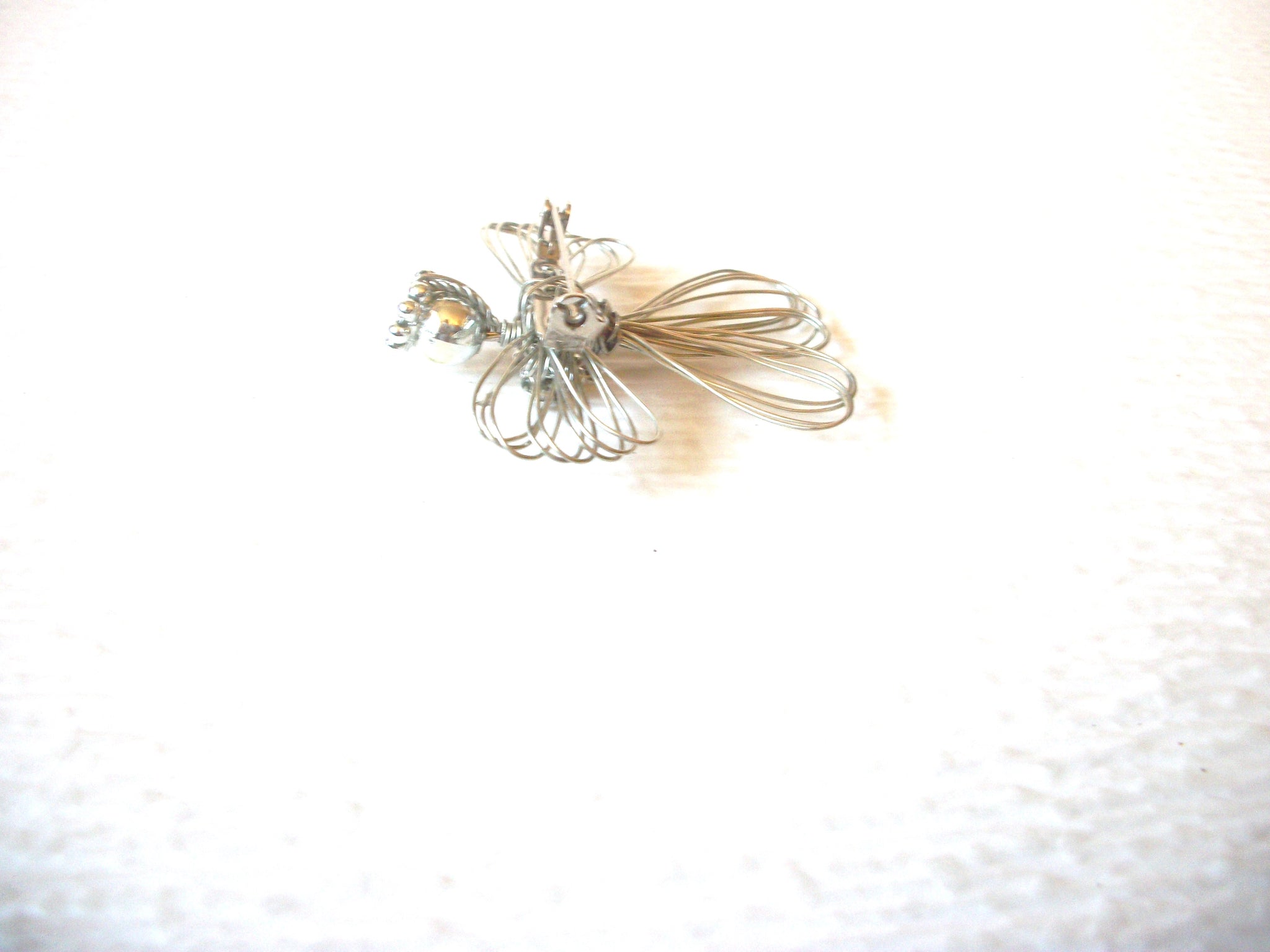 Vintage Hand Wired Angel Brooch Pin 121216