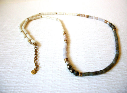 Stella & Dot Vintage PUKA Shell 32" Necklace 121816