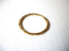 Vintage Gold Toned Intertwining Bangle Bracelet 71517