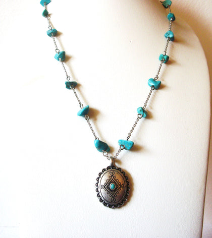 Vintage CHAPS Southwestern Theme Necklace 82017