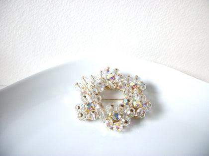 Large Vintage Sparkling Aurora Borelias Brooch Pin 82017