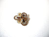 Topaz Aurora Borelias Crystal Pansy Flower Brooch Pin 122820