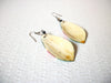 African Hand Made Painted Bone Horn Earrings 92216