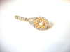 Retro Clear Rhinestone Tennis Brooch Pin 81517