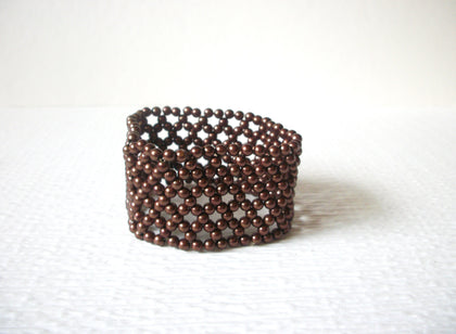 Dark Bronze Faux Pearl Stretch Bracelet 70416