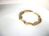 Vintage NAPIER Gold Toned Panel 7" Bracelet 82017