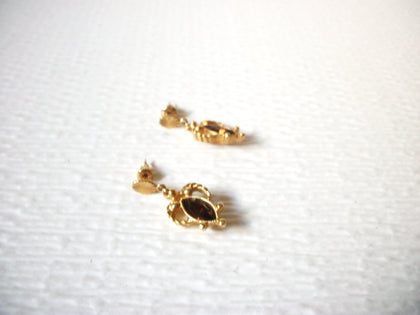 Vintage Victorian Topaz Small Dangle Earrings  92216