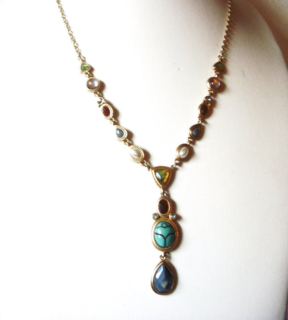 Vintage N Southwestern Stone Necklace 122916