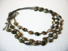 Hand Made One Of A Kind Moss Agate Glass Multi Strand Necklace 91617