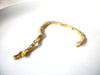 Vintage NAPIER Gold Toned Panel 7" Bracelet 82017