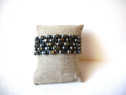 Bohemian Pearl Hematite Stretch Bracelet 60116