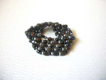 Bohemian Pearl Hematite Stretch Bracelet 60116