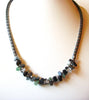 Semi Precious Hematite Aventurine 18" Necklace 82217