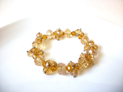 Gold Champagne Czech Glass Bracelet 82217