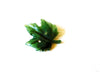 Vintage Maple Leaf Clear Rhinestone Rain Drop Brooch Pin 121216