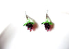 Vintage Glass Grape Dangle Earrings 123116