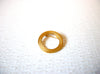 Vintage Gold Toned Etched Circular Brooch Pin 121216