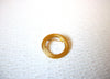 Vintage Gold Toned Etched Circular Brooch Pin 121216