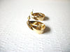 Retro Gold  Cream White Modernist Earrings 81517