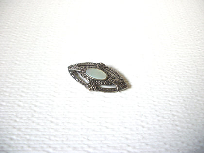 Vintage Art Deco  MOP Inlay Brooch Pin 122820