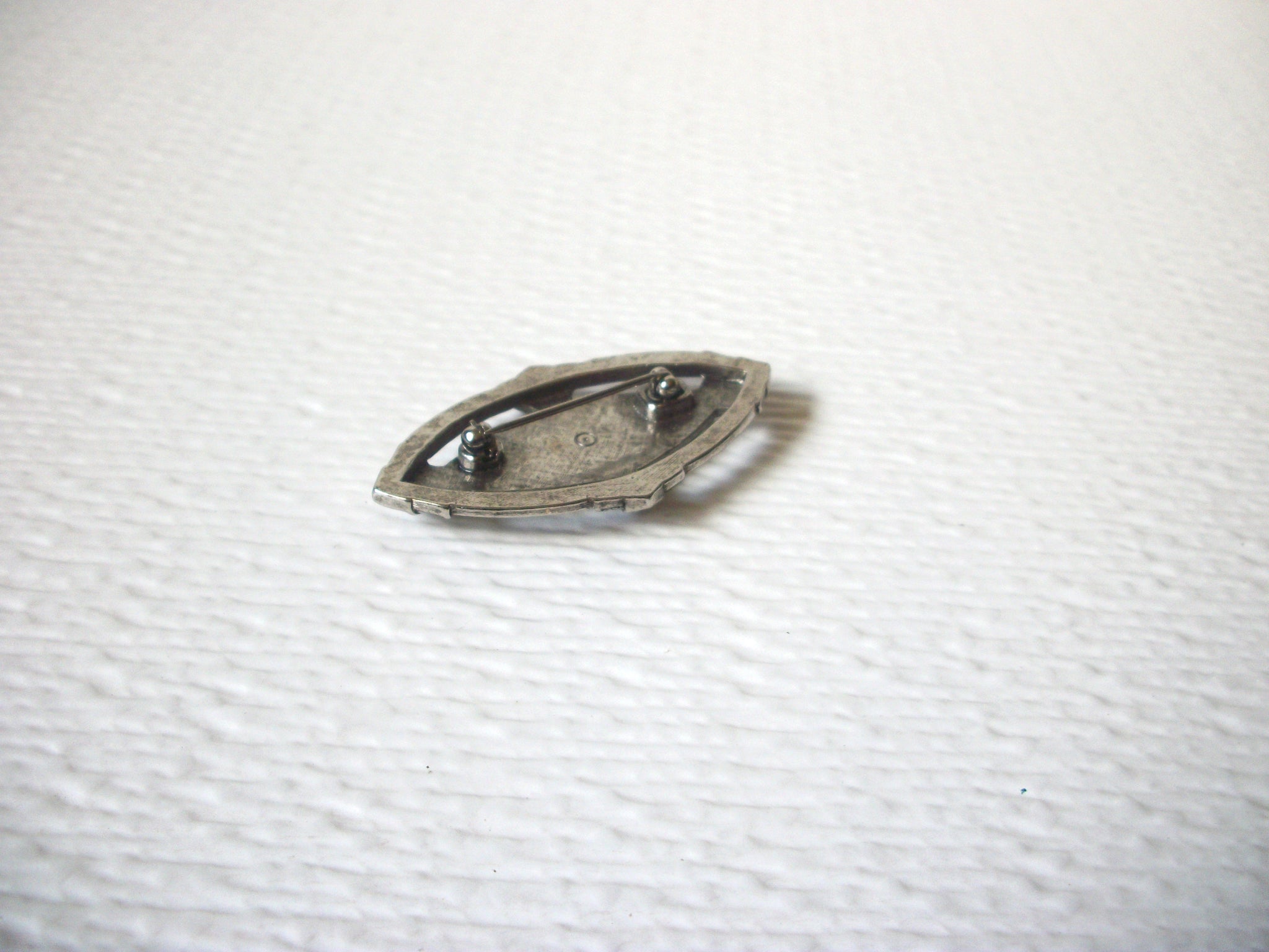 Vintage Art Deco  MOP Inlay Brooch Pin 122820