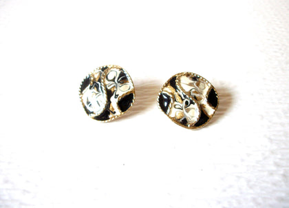 Made In USA Enameled Swirl Modern Earrings 91317