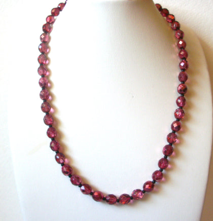 Vintage Altrosa Sparkling Czech Crystal Necklace Bracelet Set 123120