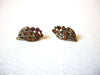 KRAMER Vintage Amber TOPAZ Clip on Earrings 92216