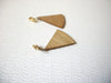 Retro Laminated Wood Dangle Clip On Earrings 123020