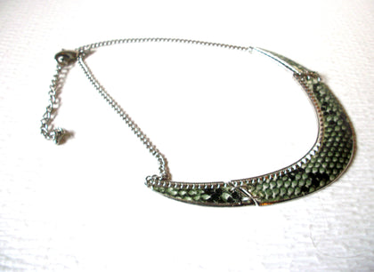 Retro Silver Toned Python 16' Necklace 123016