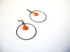 Hand Made Pumpkin Halloween Hoop Earrings 123020