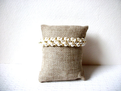 Glass Pearl Vintage 7 1/2 Inch Bracelet 123020