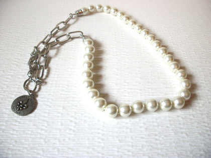 Vintage JEWEL KADE Glass Pearl 24" Necklace 123016