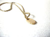 Vintage PAT Stamped Gold Toned Rope Rose Pendant 82217