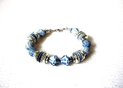 Bohemian Hand Made Silver Blue Bracelet 122920