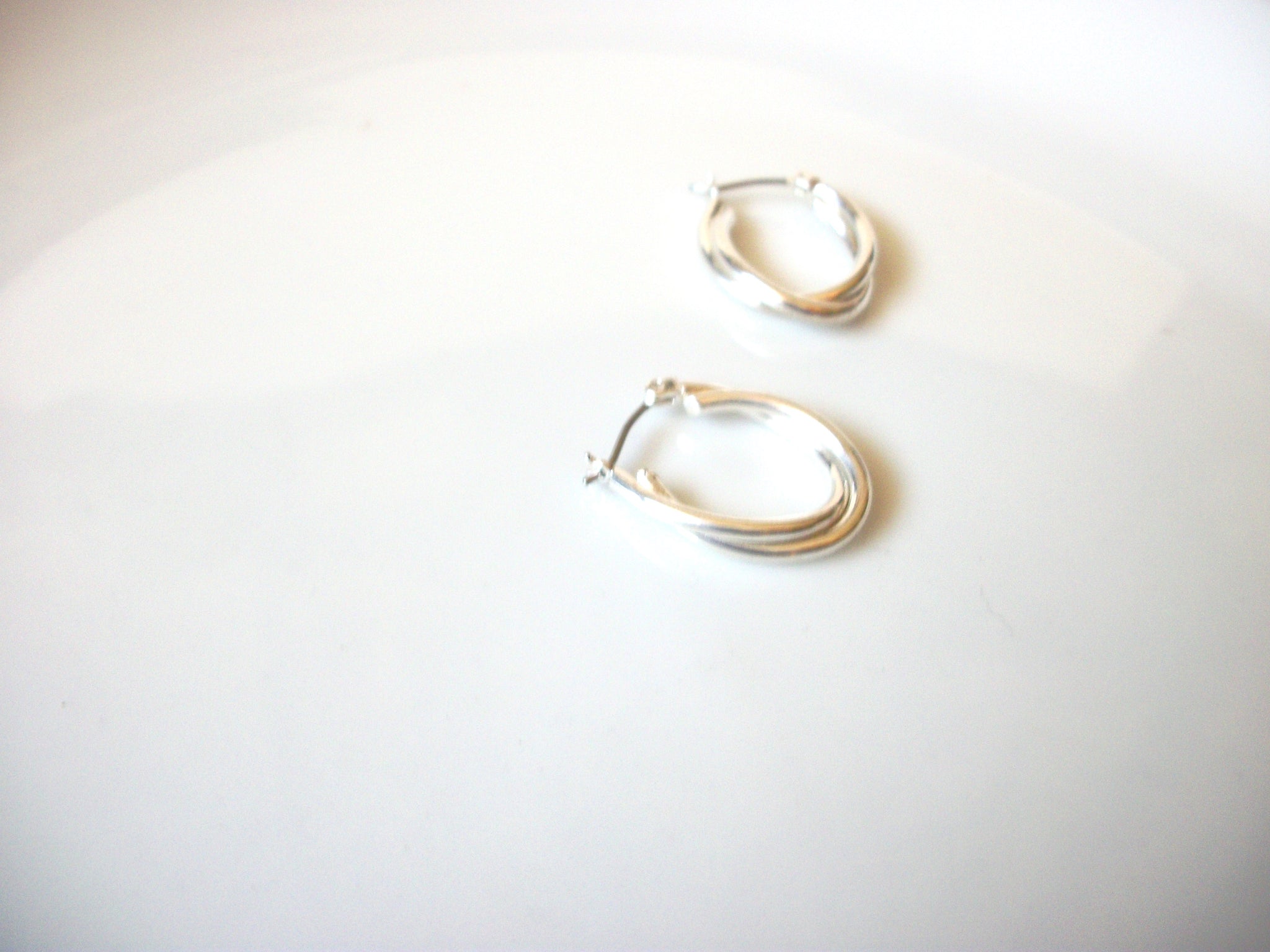 Retro Intertwining Hoop Earrings 81517